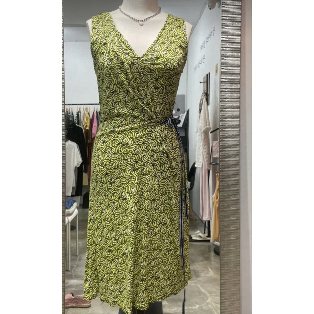 MNG Mango BANANA Dress size XS yellow Tight Sleeveless Tube Small Dress